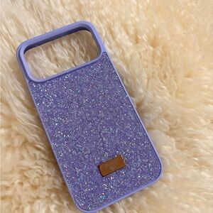 NWOT iPhone 17 Pro Max Purple Glitter Phone Case
